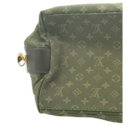 Louis Vuitton Mini Monogram Sac Mary Kate*Satchel*Green Denim - Picture 13 of 15